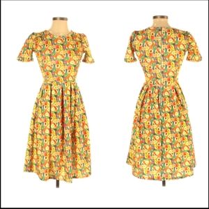 RARE Lularoe Amelia fruit dress sz S